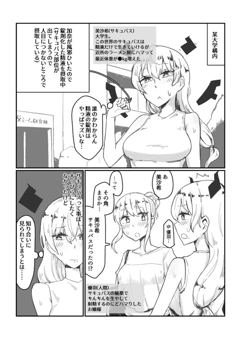 [NSFW]ジェネリックサキュバス3.5話 