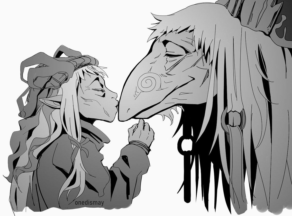 Onedismay's tweet photo. So yesterday I started reading #TheDarkCrystal AoR comics and my day got entirely derailed by Maudra Argot and urLii 😭💗 Get yourself a girlfriend who gives you your space but also knows when your introvert ass needs help dealing with annoying guests
#gelfling #urru https://t.co/t6svmTvdIA