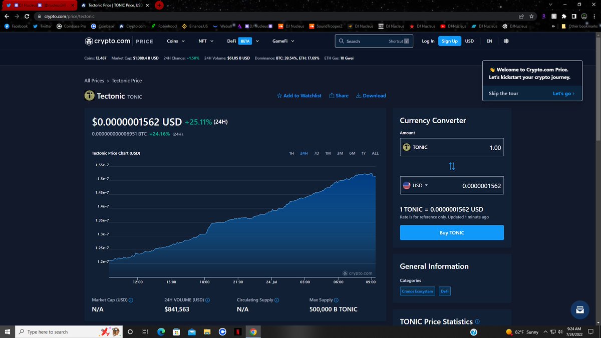 nucleus34's tweet photo. We did fairly well overnight, lets see if the momentum continues today 😎
#Tectonic/#TONIC🌋
#TONICNation #Tectonians 🙌 https://t.co/Hm41ylO7gU