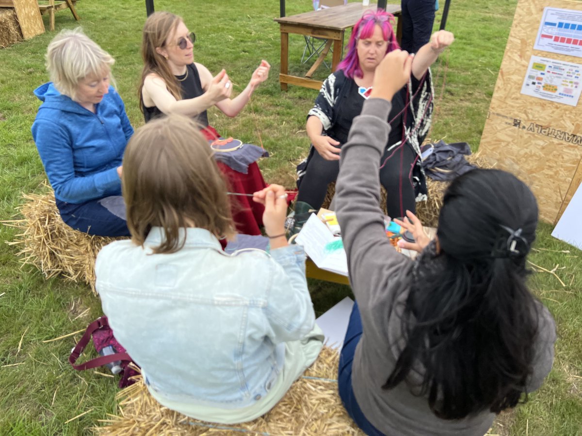 ImmyKaur's tweet photo. The weather hasn’t been kindest, illness hit the schedule, but so beautiful to see how everyone has been getting together to realign and reset the space and make it work together at the #P2PShowcase https://t.co/Z2Z08Igsu1