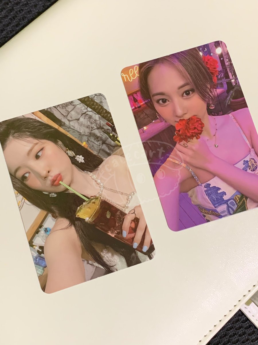 caiecart's tweet photo. ⟨ wts lfb twice ph ⟩ #caiisells

✶ daehyun &amp; tzuyu tol pcs
      ↪︎ 90 ea + pf &amp; sf
      ↪︎ payo / 24hr reservation 
      ↪︎ both are in mint condi     

mop: gcash
mod: sco/ggx direct

dm or reply “mine”

# twice dahyun tzuyu photocard pc taste of love fallen ver https://t.co/lF1cfwimOH