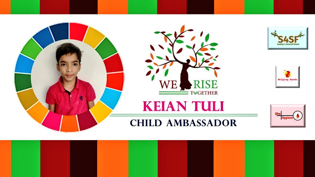 We are proud to announce that we are growing our team!

It gives us pleasure to welcome <a href="/KeianTuli_/">Keian Tuli</a> as our Child #Ambassador.

He is a student #ClimateActivist who has been contributing to the surroundings under #WeRiseTogetherFoundation since the past two years. 

<a href="/ErikSolheim/">Erik Solheim</a>