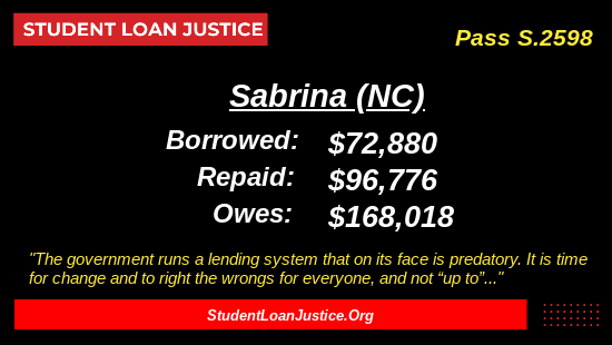StudentLoanJus1's tweet photo. @ThomTillis How is this free?

You did this.  

Where do you stand on S.2598? https://t.co/n5g2rLgGQE