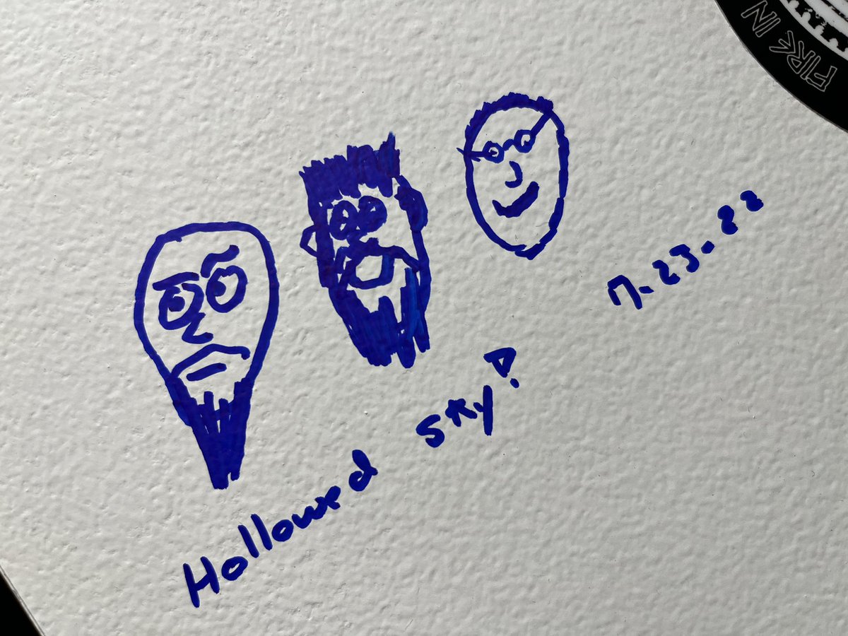 Immortalized on the Cult Classic greenroom wall for all eternity.