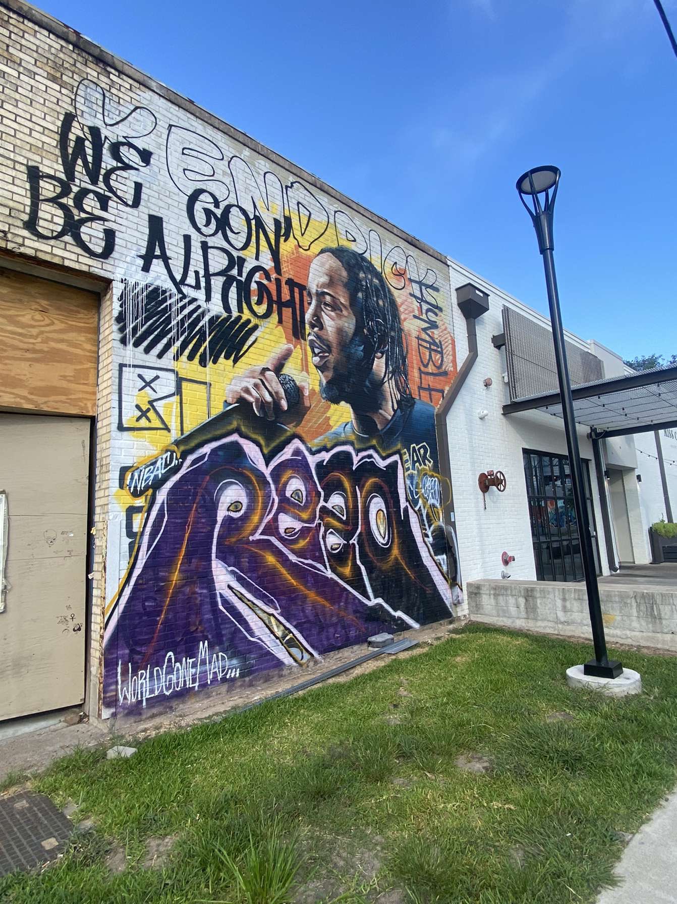 Kendrick Lamar Wacked Out Murals Lyrics Kendrick Lamar Painting