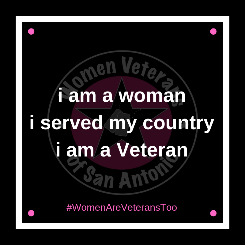 WomenVetsOfSA's tweet photo. One of our favorite images! Share a photo of yourself and a note about your service!
#TxWomenVeterans #WVSAsisterhood #camaraderie #WomenAreVeteransToo #strongertogether #joinWVSA #proudservice #WVSA #army #navy #airforce #marines #coastguard #spaceforce https://t.co/1K0b7pTRRR