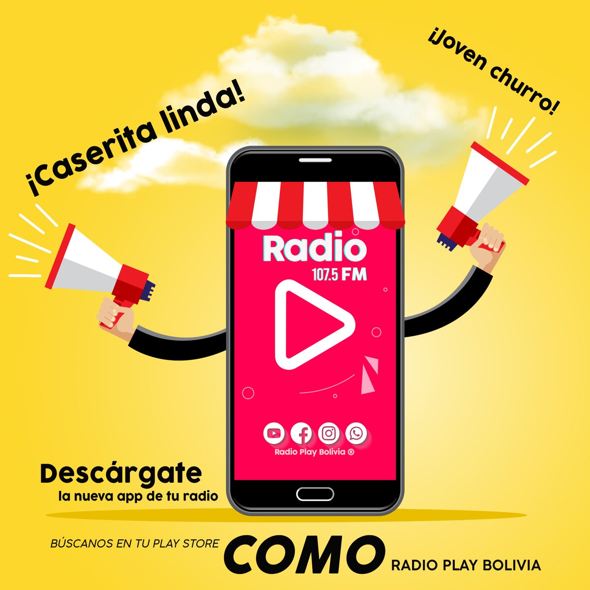 PLAYBOLIVIA's tweet photo. Casera! Casero! llévate nuestra nueva APP ANDROID.
https://t.co/gdqLdCIIzN https://t.co/sREhxQEATx