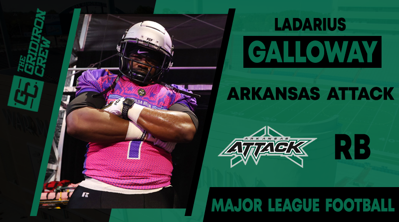 One of our Class of 2019 Pro Prospects, LaDarius Galloway @_Galloway7, was ranked by @insideMLFB as one of the top 10 RBs in the @MLFBofficial heading into training camp. Top 10 #MLFB RBs: sportsgamblingpodcast.com/2022/07/21/top… Pro Prospect Interview: thegridironcrew.com/ladarius-gallo…