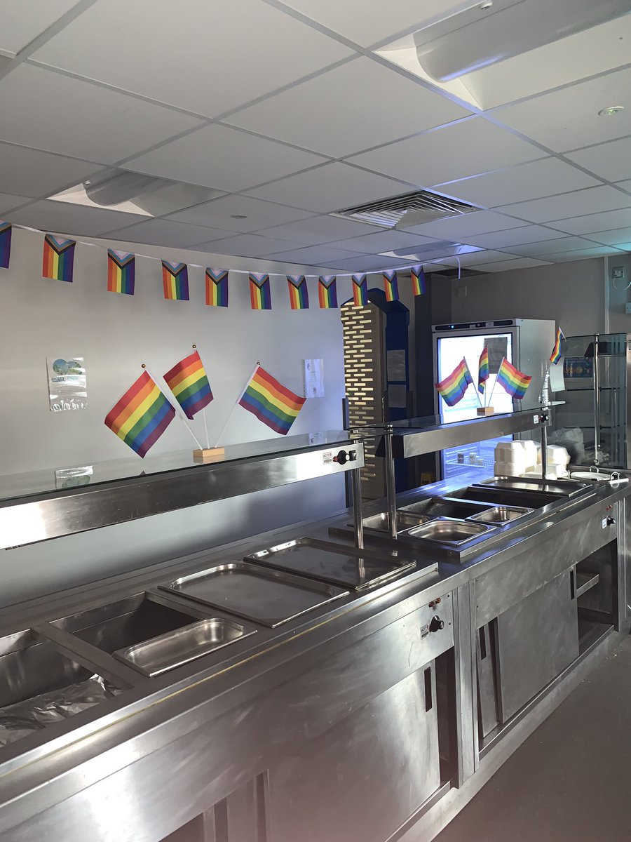 linzhastings's tweet photo. Wwl catering department showing our support for wigan pride 🏳️‍🌈 @WWLNHS https://t.co/3s5hcFG130