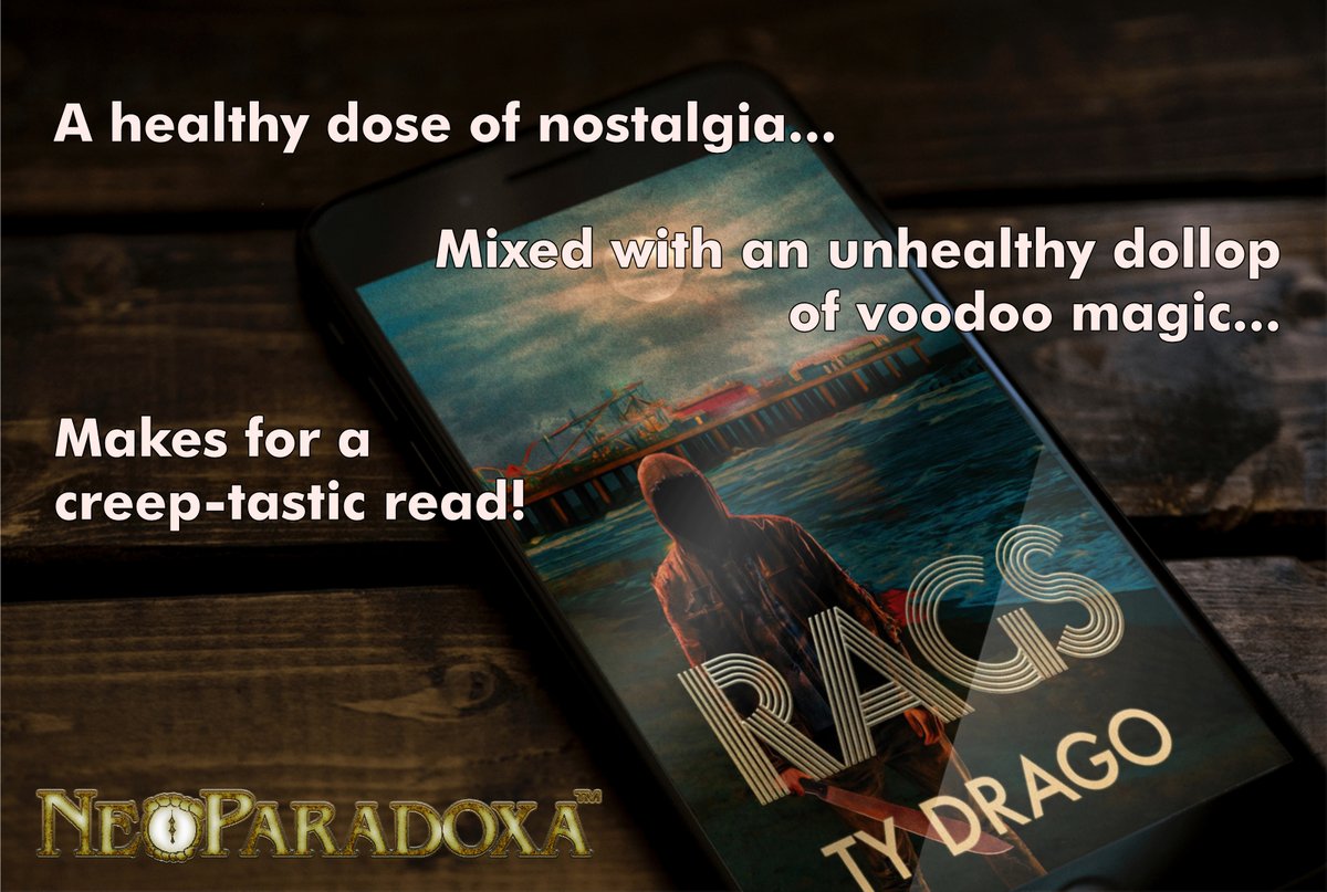 A courageous teenage orphan and her loving foster family versus two ruthless Haitian mobsters and their heartless Voodoo-witch grandmother. Now, add one mysterious, savage, knife-wielding avenger and shake vigorously.

RAGS is coming in just 8 more days...