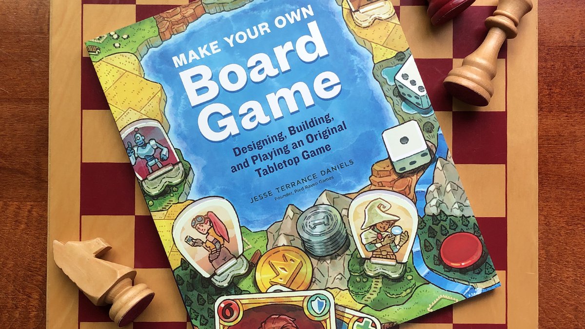 Coming soon! Learn the building blocks of board game design with this lively guide by Jesse Terrance Daniels (<a href="/PiedRavenGames/">Pied Raven Games</a>), which <a href="/sljournal/">SchoolLibraryJournal</a> calls “a great resource for tabletop gaming players and those who would like to create their own board games.” storey.com/books/make-you…