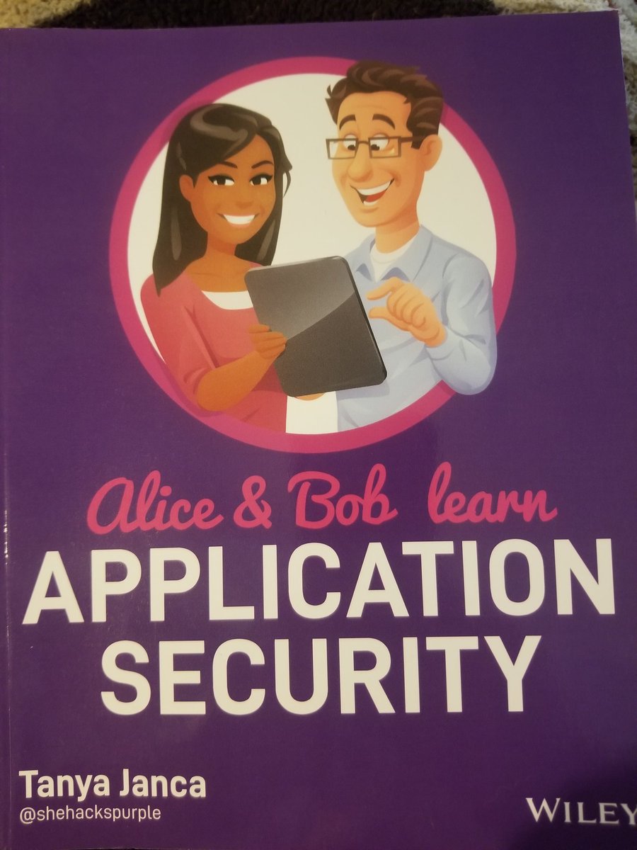 kkuhlers's tweet photo. Great book to check out ways to include security in computer programming! #shehackspurple #QuickEasyRead https://t.co/VjRalHis3I