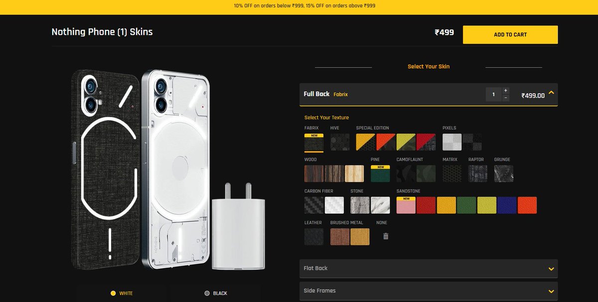 adithyatechh's tweet photo. Nothing Phone 1 Skins now available @gadgetshieldz
https://t.co/tMRZXdvKHW
USE COUPON CODE FOR ADDITIONAL DISCOUNT:
ADITHYATECH10
#Nothingphone1 #skins #nothingphone #nothing #adithyatech https://t.co/ZbHAnvQsbg