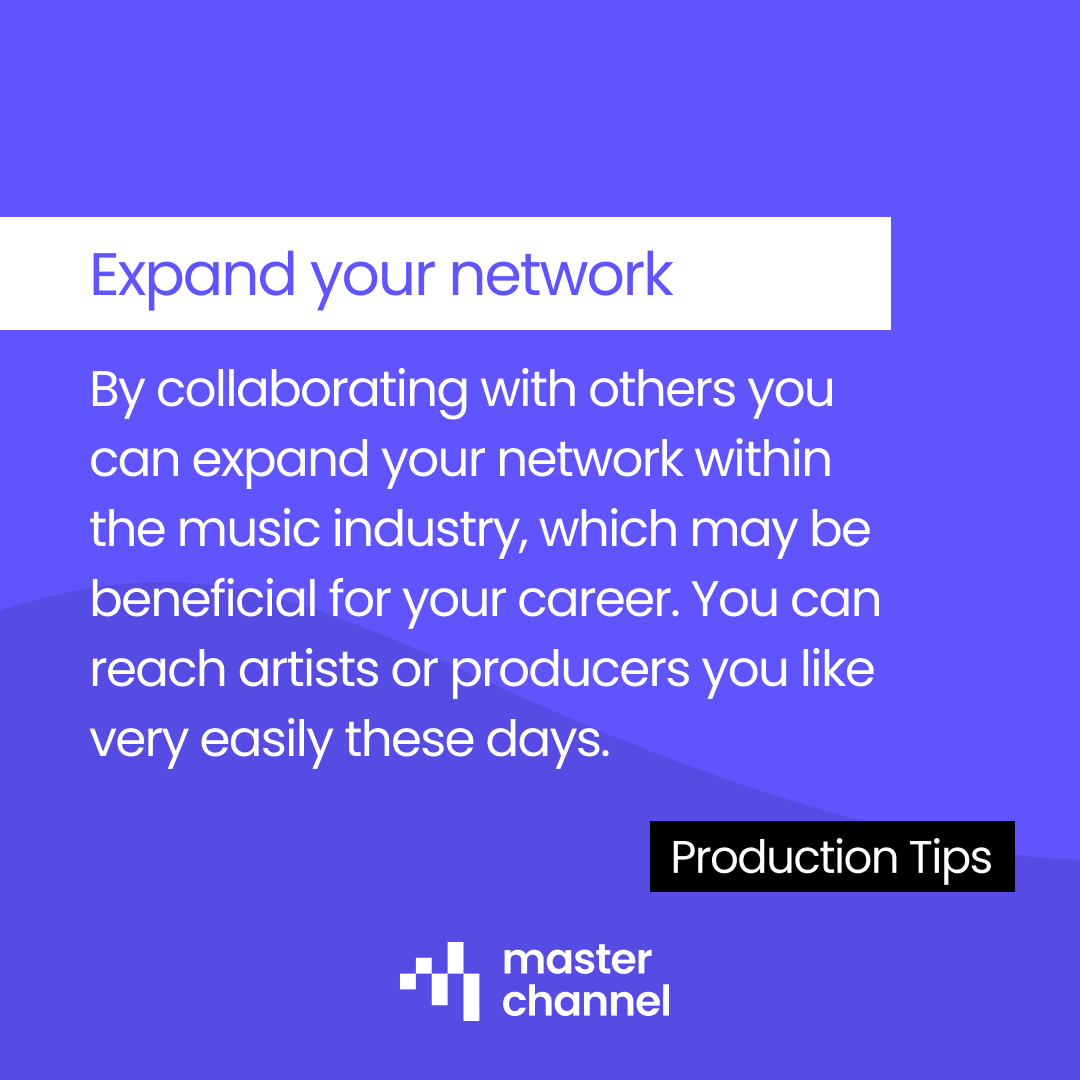 masterchannelai's tweet photo. 🎶 Music production tip #8: Collaboration

You can learn a lot about how other creators work through collaboration with artists, songwriters and producers.

Find out more here: https://t.co/nPkvg5HNTr

#productiontips #masterchannel #musicproduction https://t.co/ROOhQJQOrV