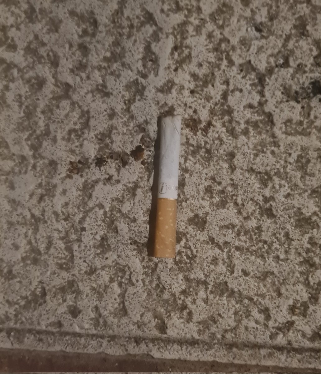 Se acabó, este es el último. Por fín puedo decir que lo dejo. No vuelvo a fotografiar colillas por la calle.
#lodejo