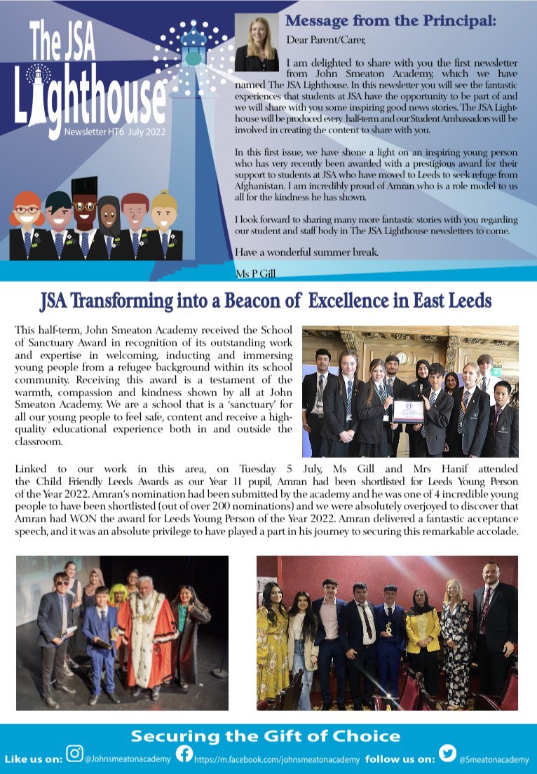 John Smeaton Academy tweet media