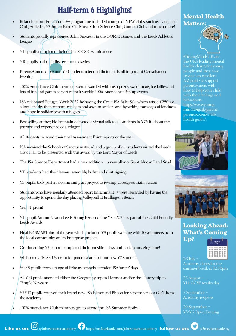 John Smeaton Academy tweet media