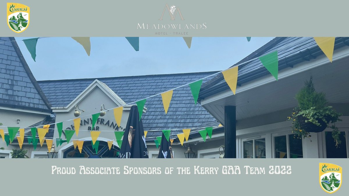 Meadowlands Hotel (@meadowlandshot) on Twitter photo Best of luck to <a href="/Kerry_Official/">Kerry GAA</a> in the All Ireland Senior Football Championship who face Galway from all the team at the Meadowlands Hotel 💚 💛 
#kerryvgalway #proudsponsors  #upthekingdom #WeAreKerry Best of luck to <a href="/Kerry_Official/">Kerry GAA</a> in the All Ireland Senior Football Championship who face Galway from all the team at the Meadowlands Hotel 💚 💛 
#kerryvgalway #proudsponsors  #upthekingdom #WeAreKerry