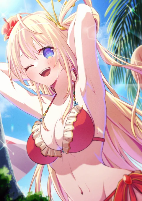 ≫水着レイ・オーバ #バトスピまろリクあざました!夏だ〜〜 