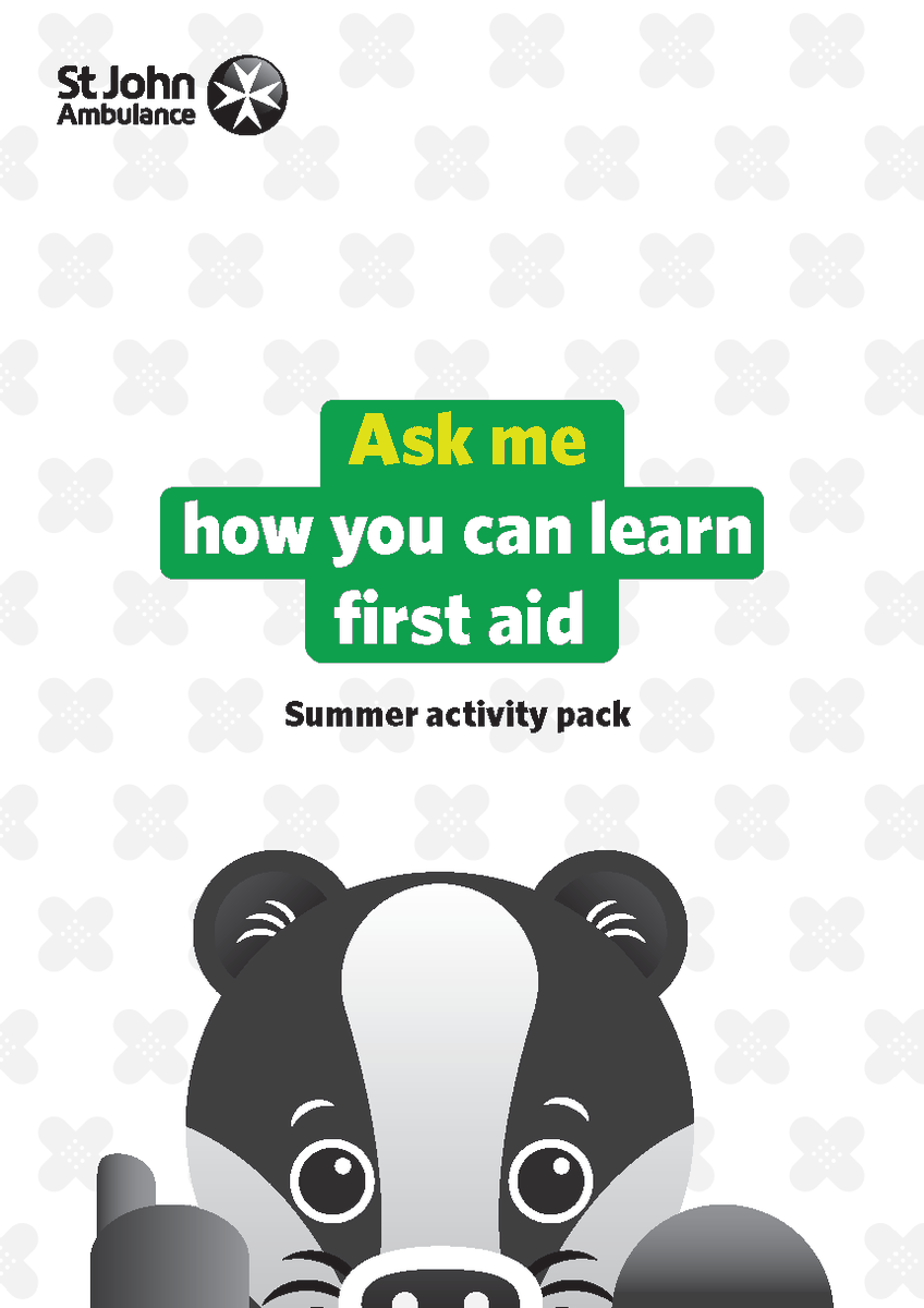 Summer is here and so is Bertie's first aid summer activity pack from <a href="/stjohnambulance/">St John Ambulance England</a>. Keep your little ones entertained and teach them first aid skills along the way! Download for free: bit.ly/3cHSp8w #FirstAidSavesLives