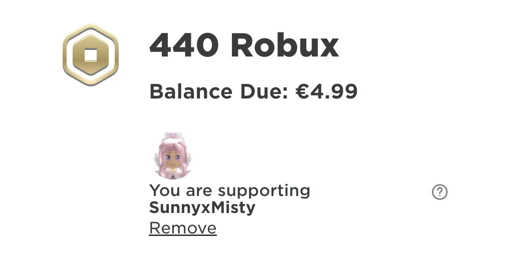 SunnyxMisty on X: Use star code sunny when you buy robux or