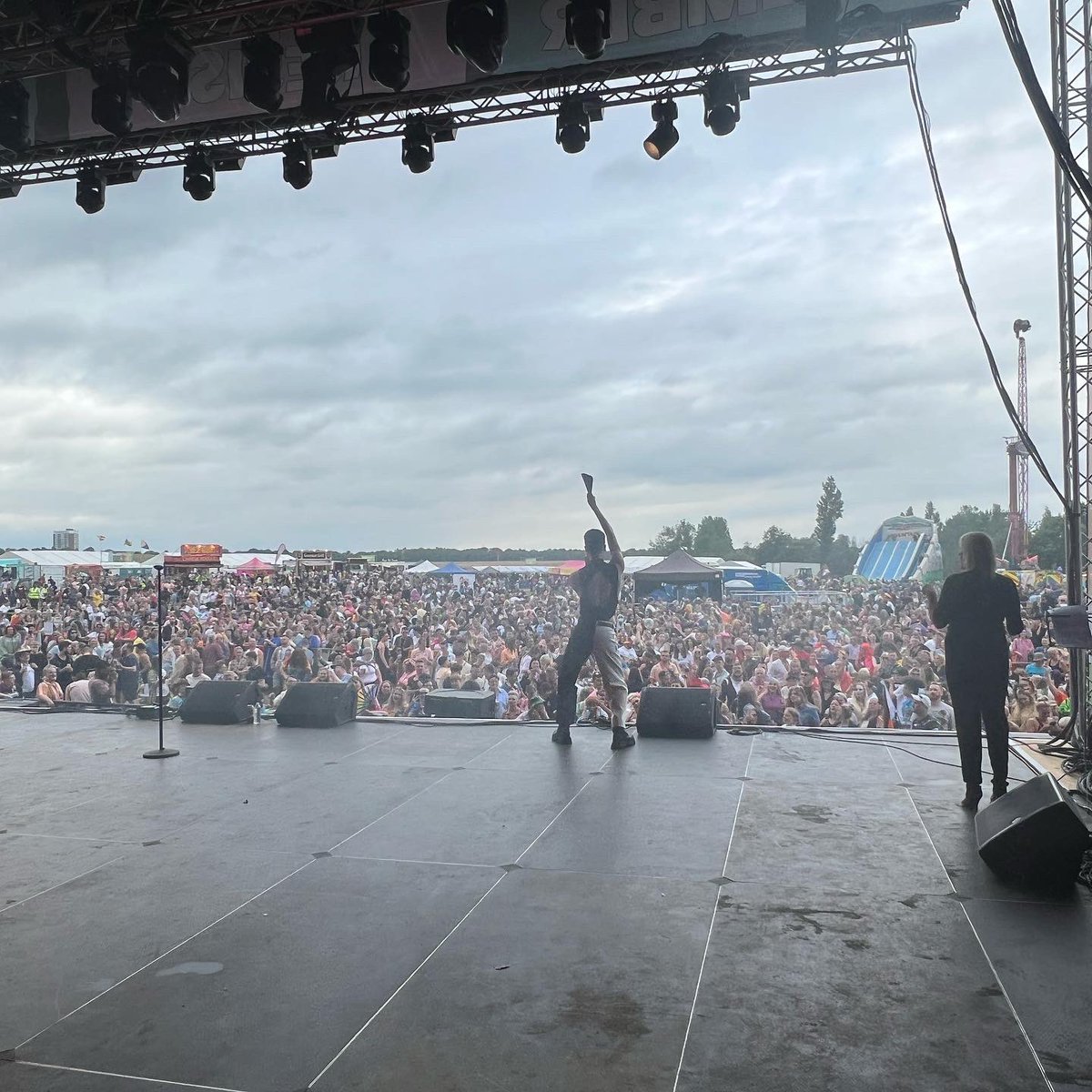 Newcastle… you were so much fun! Thanks for having me @northernprideuk 🏳️‍⚧️🏳️‍🌈 

Same time next year?  #ukpride22