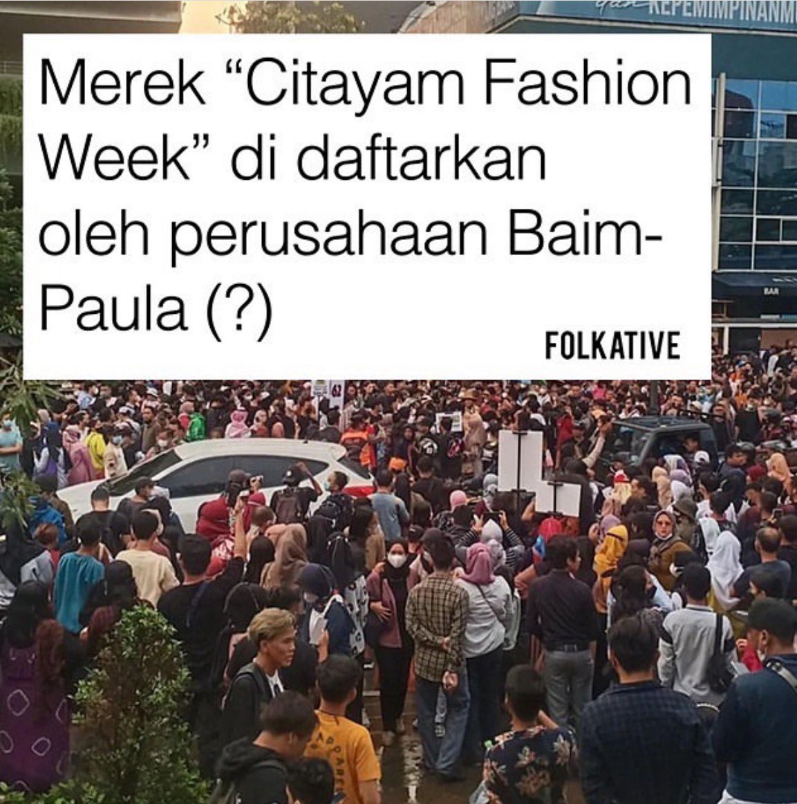 ini bener2 cari panggung dan bentar lagi, orang2 asli yg bikin ramai bakalan tersingkirkan, dan artinya jd ga seru lagi