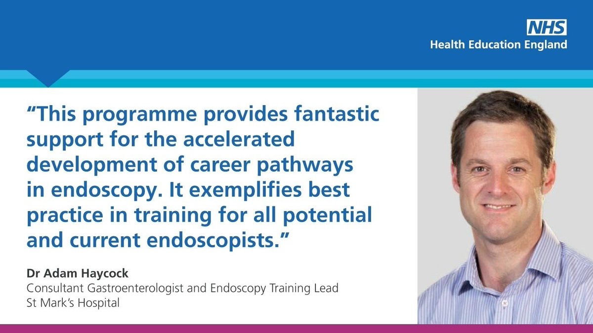 NHSE_WTE's tweet photo. New applicants or clinical endoscopists with previous experience are invited to apply now to our 30-week and 40-week Clinical Endoscopist Training Programmes. Find out more on our website: https://t.co/YnH3AM2Qeg https://t.co/ogJYoVA0H7