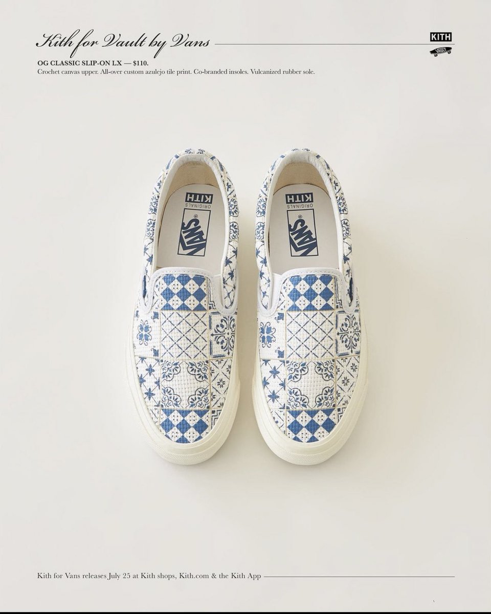 StreetFashion01's tweet image. KITH x Vans (2022)
