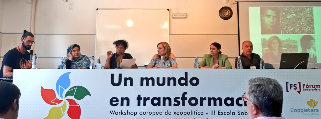 esomsb's tweet photo. Especially interesting, the international presentations on unresolved conflicts in #Palestine, #WesternSahara &amp; #Kurdistan.
All women panel, btw.
Thanks, #ForumSoberanista &amp; @IdeasForEurope! https://t.co/FZj2A9mfPc