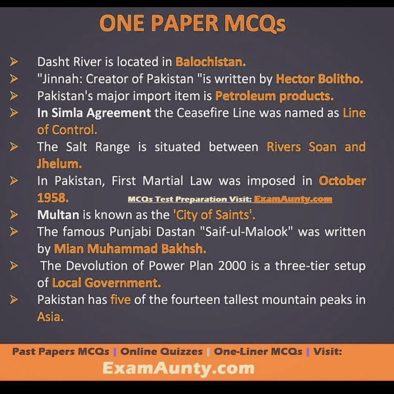 AuntyExam's tweet photo. PAK STUDY MCQs
https://t.co/KIMTiDetFw
For
#CSS #PMS #NTS #PPSC #FPSC #SPSC #KPPSC #BPSC #PakistanAffairs #pakstudymcqs #pakstudy #pakistanstudies https://t.co/LuA5mQW638