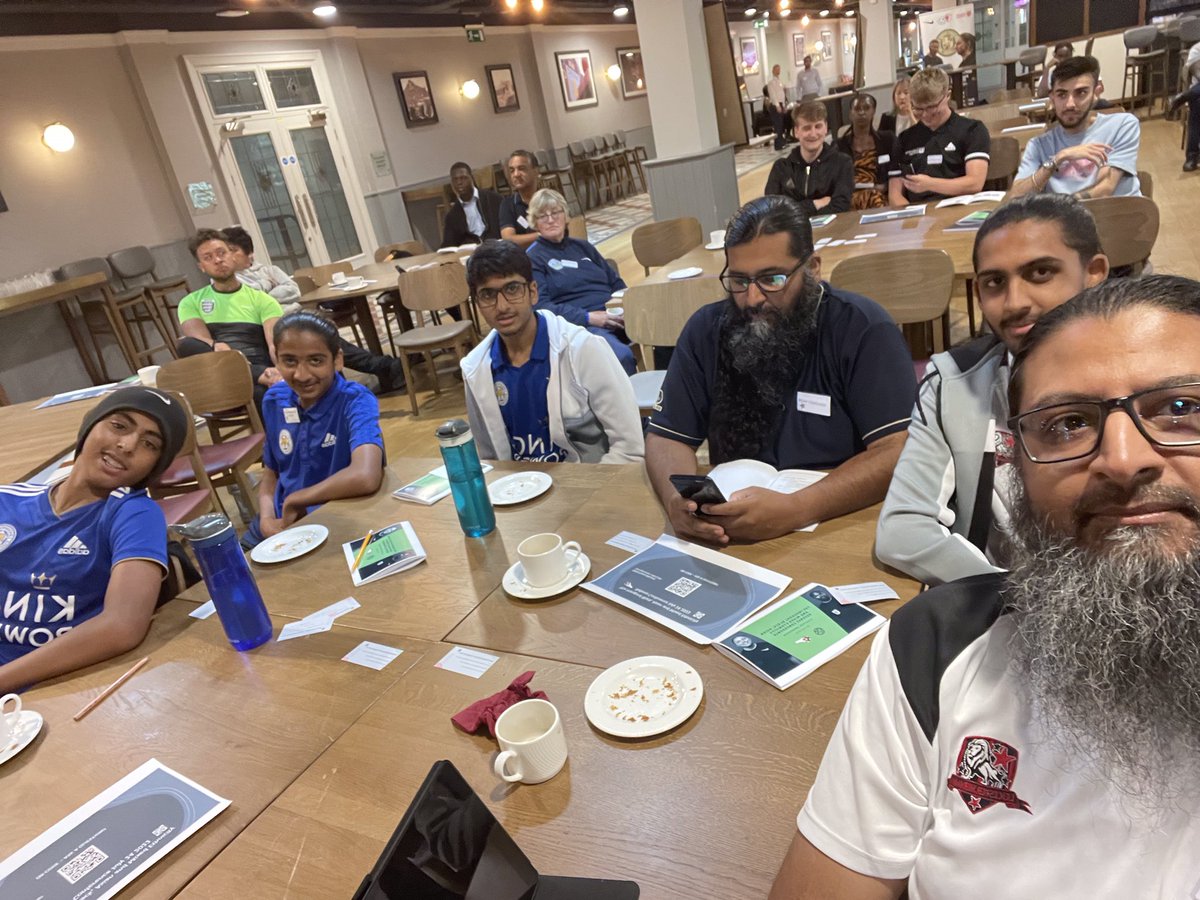 abooumer's tweet photo. Exciting to be at the Inaugral Black, Asian and Mixed Ethnicity Referee Conference, good contingency from @LeicNirvana #bameref #kickitout https://t.co/riyNyNw0CD