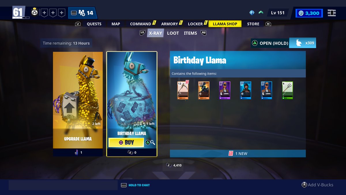 Free STW Birthday Llama! Don't forget 2 Claim Yours! x #Ad