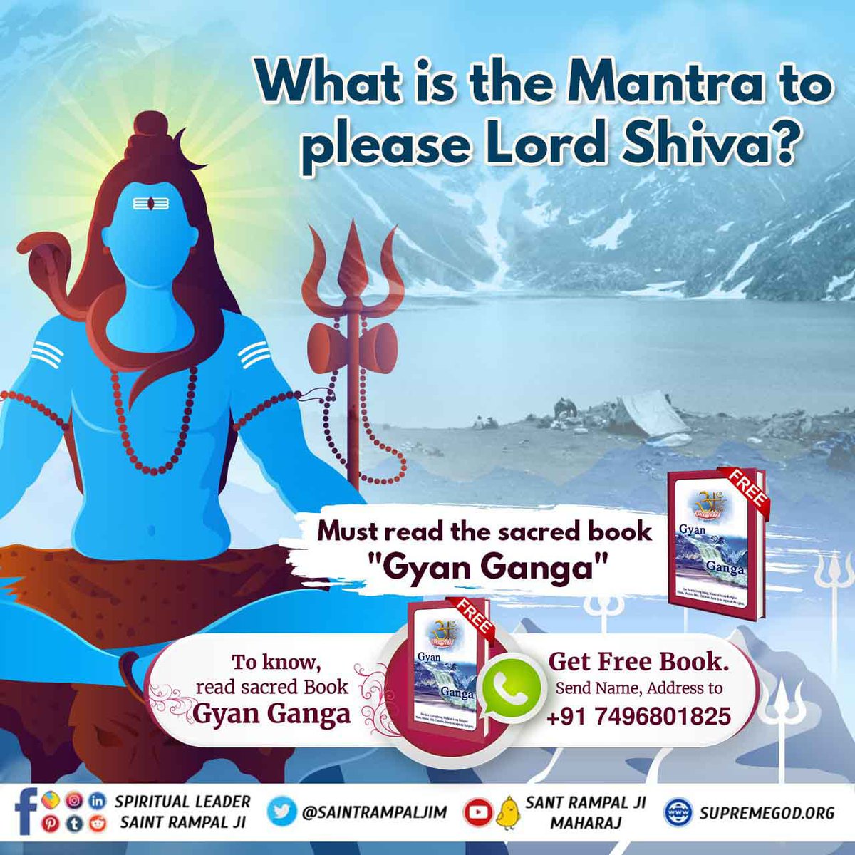 RamakantK4's tweet photo. What is the Secret Shivling ?

Must Read the Sacred Book "Gyan Ganga"
➡️For complete spiritual information, Please install 'Sant Rampal Ji Maharaj' 📱App from Playstore.
 #TheStoryOfLordShiva
-Kabir is Supreme God 🙏 https://t.co/AENUNniI51
