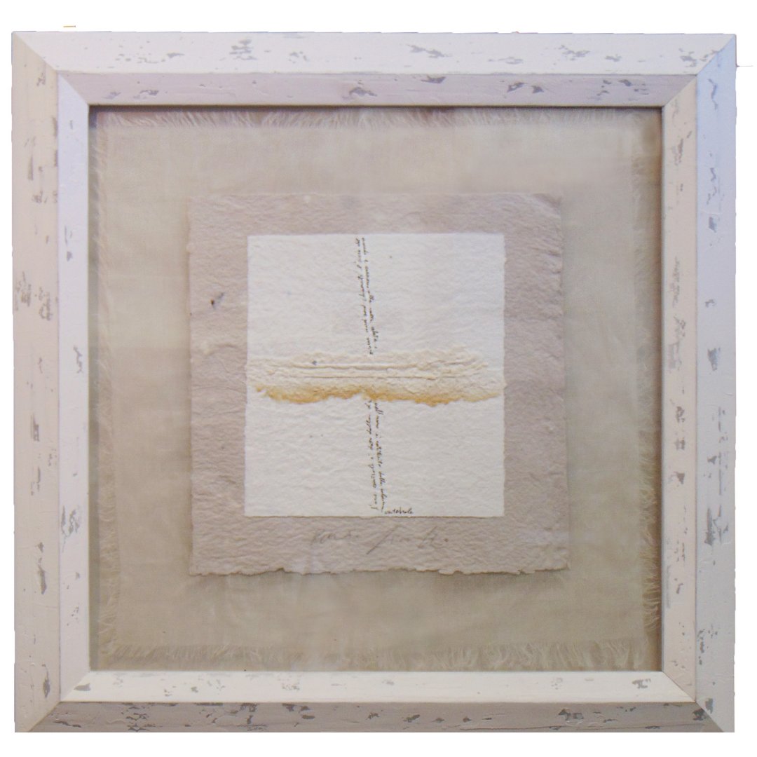nextonest's tweet photo. This summer I'm back to physical art! 
Theese are  " the earth's tale,n5/8", bas-relief with marks of paper pulp and writing.. 50x50cm.

#ContemporaryArt#PaperArt#Papermaking#InteriorDesign#Art#NFTArt# https://t.co/VSTzdMBlpN