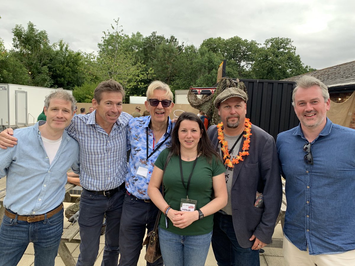 Honoured to be in such esteemed company as @sauldavid66 @BeaverWestminst @hoyer_kat @WW2TV @ww2research. Thank you @James1940 and @almurray for inviting me to speak at #WeHaveWaysFest about the Pathfinders. It was such fun, and a real tonic.