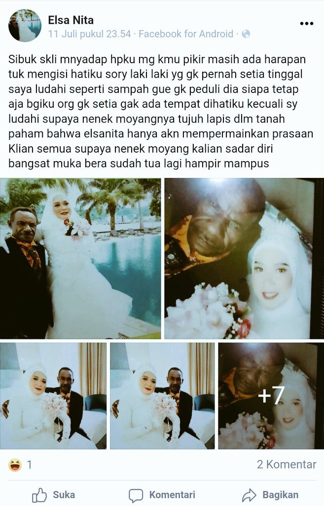 Parah parah parah 
😁🤣😁🤣🤣
Kirain gue sih lakinya kayak brondong 
🤣😁🤣🤣😁