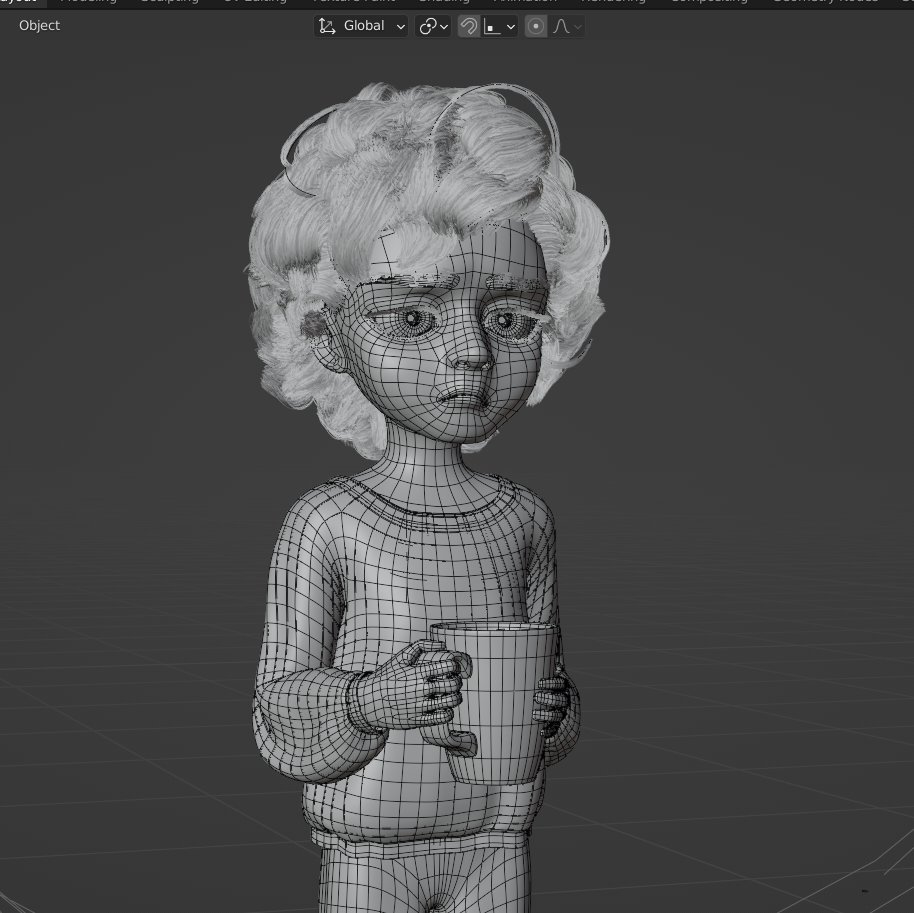 KatereenArt's tweet photo. My first experience making hair with particles in Blender. Critique is welcome!
(I took my 2D art as a reference)
#blender #particles #hairparticles #3d #3dcharacter #cgi #blendercycles #3dmodel #3drender #3dmodeling #3dgirl #b3d #Blender3d https://t.co/UwIozpkKst