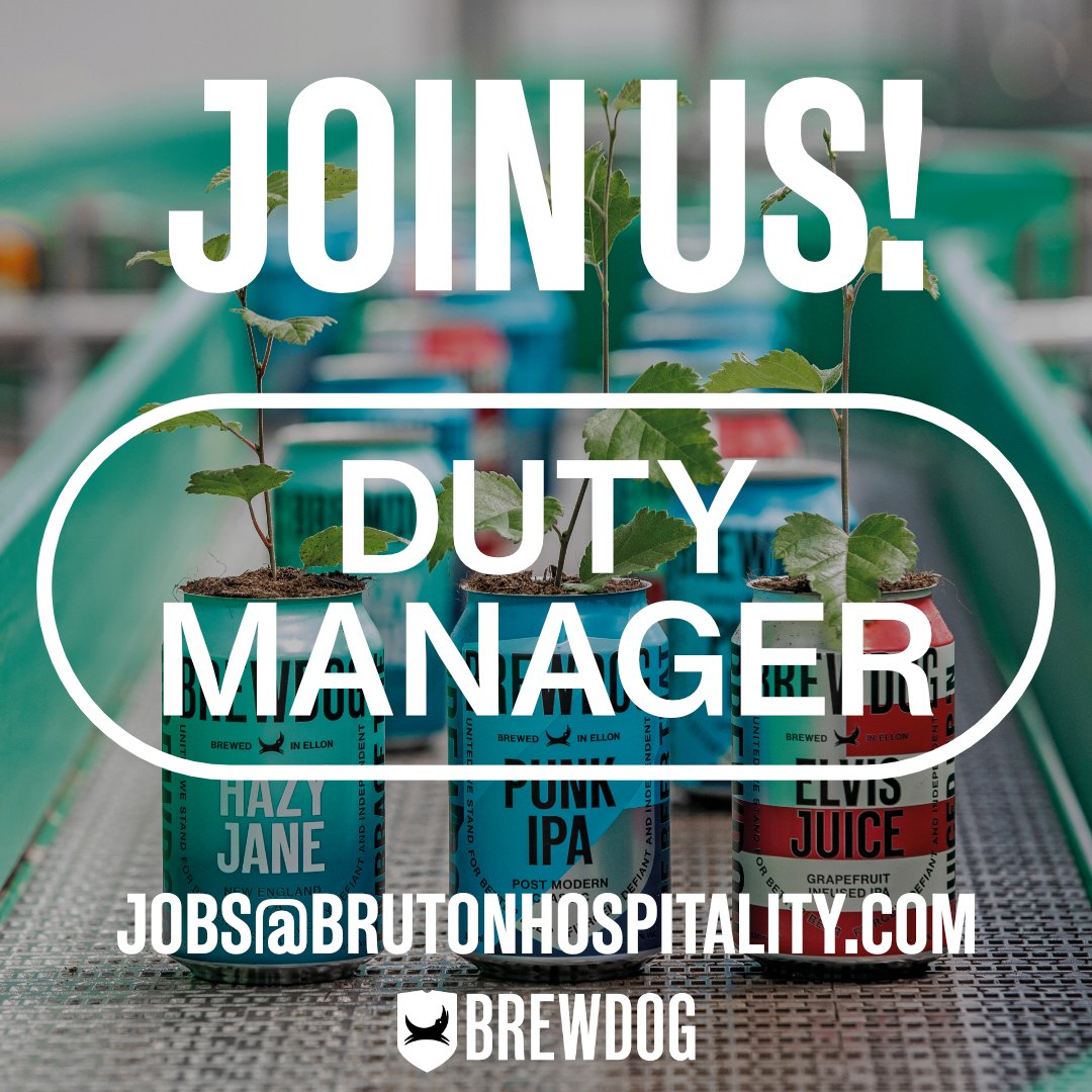 We're on the hunt for an awesome person to join us as a Duty Manager! Do you have experience in hospitality and love great beer and burgers? Send us an email!!