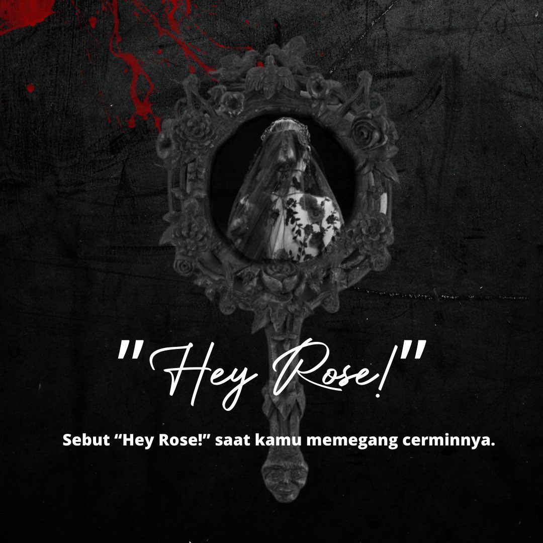 sinibacamedia's tweet photo. Sebut “Hey Rose!” saat kamu memegang cerminnya.

Kalian berani? 

#HeyRose karya @tsabitx https://t.co/dsN6S6vgDS