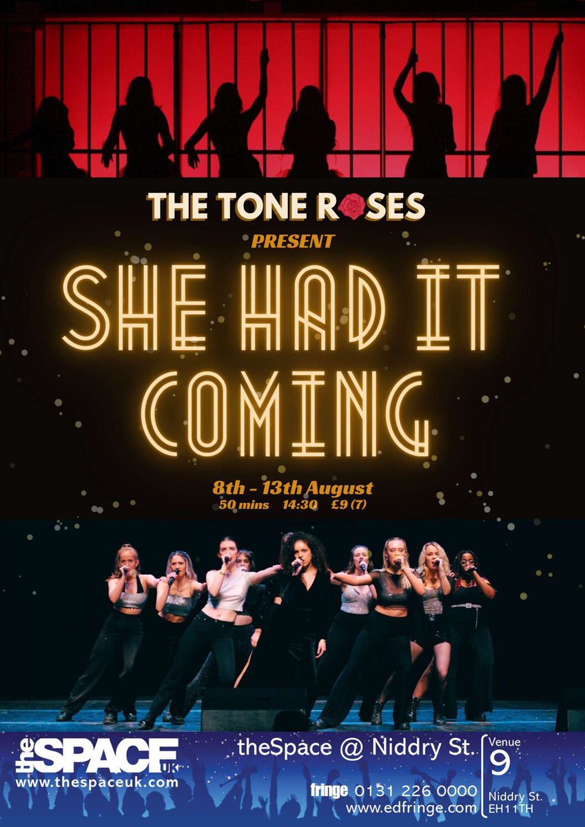 toneroses_'s tweet photo. @JamesTophamWord @goose_group @edfringe that’s us !! brand new a cappella show set in purgatory which follows five historical women who must convince us (with their gorgeous singing) that they shouldn’t go to hell!! This show mixes a cappella with theatre to create an a cappella musical! https://t.co/PgQ6Gbj6Rp https://t.co/AM8w8UX6kW