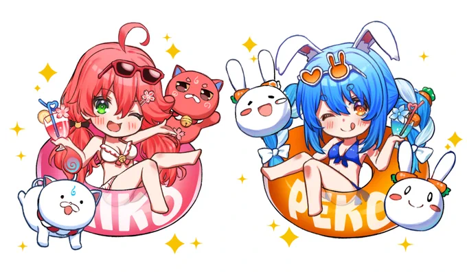 🐰🌸🛟
#ぺこらーと  #miko_Art 