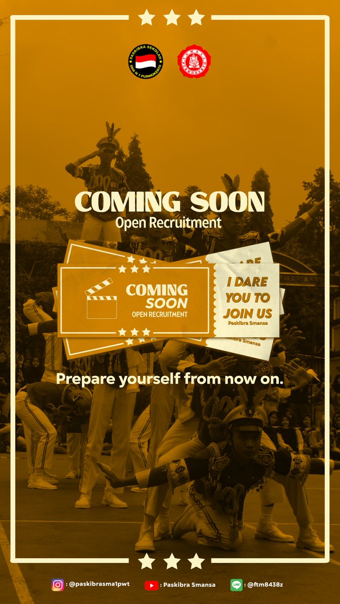 ✨COMING SOON OPEN RECRUITMENT PASKIBRA SMANSA ✨

Prepare yourself from now on!