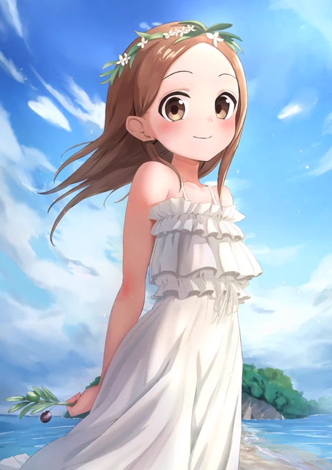 #からかい上手の高木さんスケブのリクエストで高木さんを描かせていただきました。本望です 