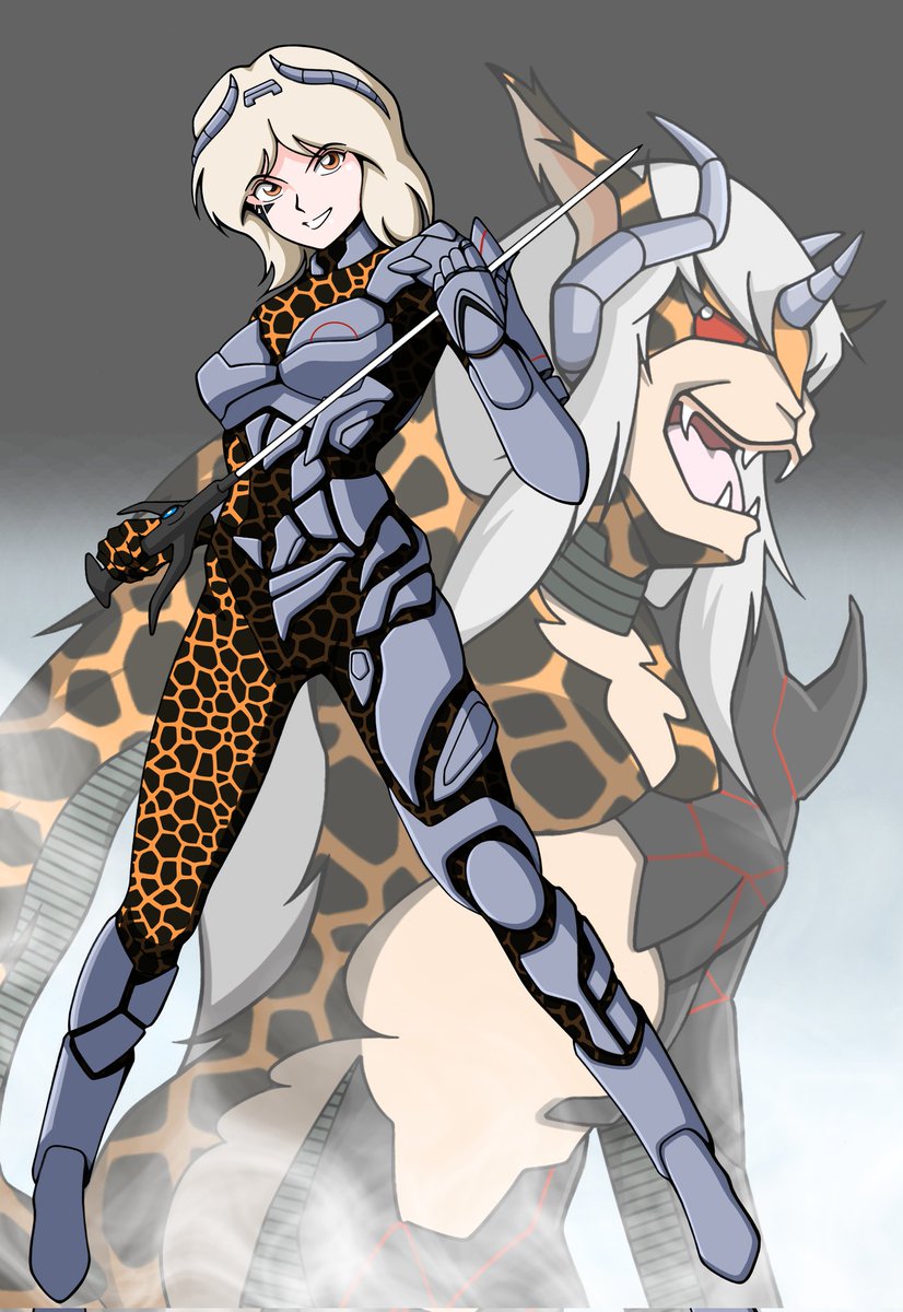 描いてみました☺️🖊♪ 「レー・ネフェル＆ネフェルーラ」(超新星