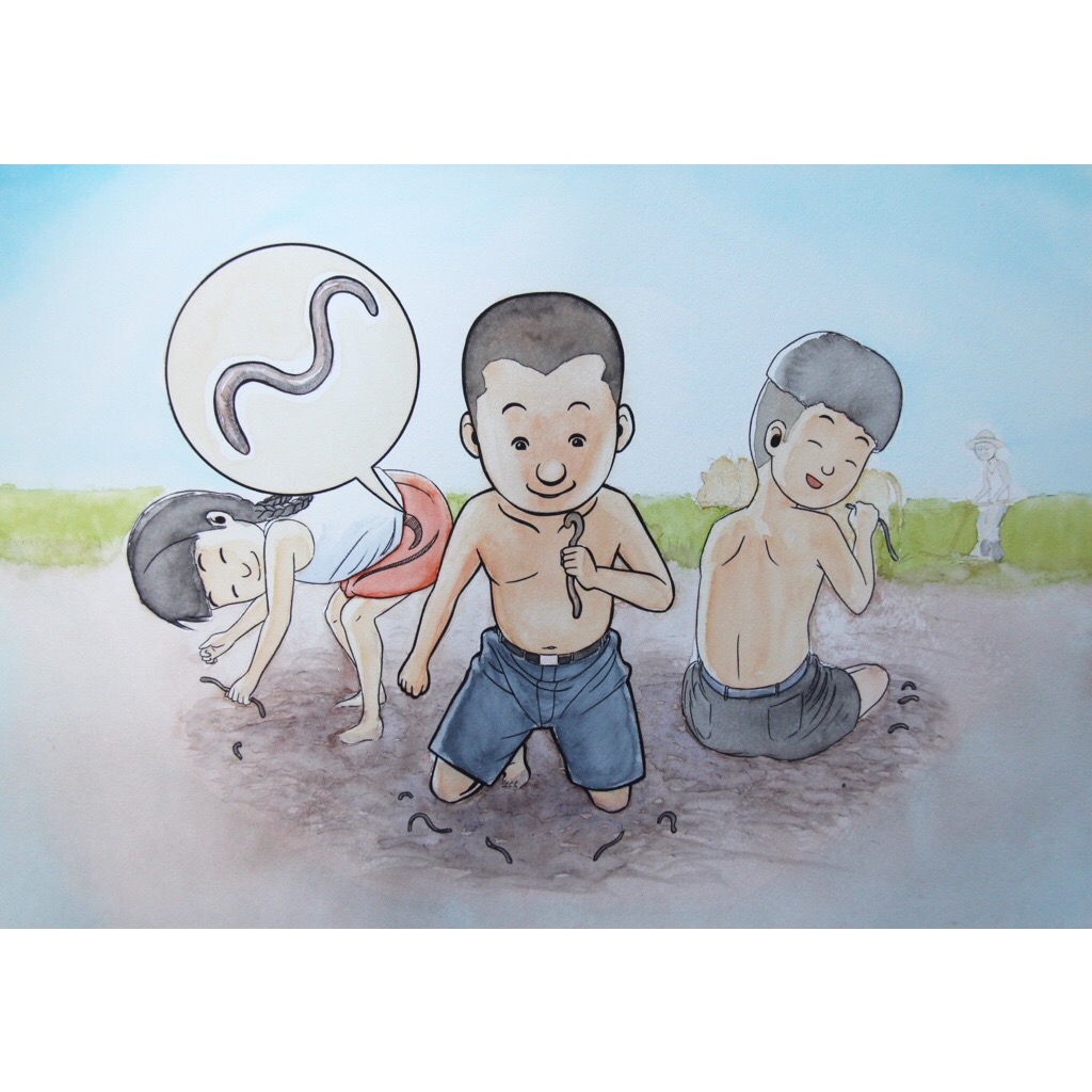 「以前の作品ですが、#目黒区めぐろ歴史資料館 様で #紙芝居 を製作しました。『竹」|鷹取ゆう【博物館漫画家＠単行本発売中！】のイラスト