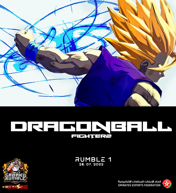 It's over 9000 and now it's here! 🔥🔥🔥
Our next Sabaku Rumble is will be on Dragonball FighterZ! PC - Online Tournament

Date: Thursday - 28/07/2022
Time: 7:30 PM

Join us by registering on the link below:

start.gg/tournament/sab…

#Sabakurumble #uprizingae #dragonballfighterz