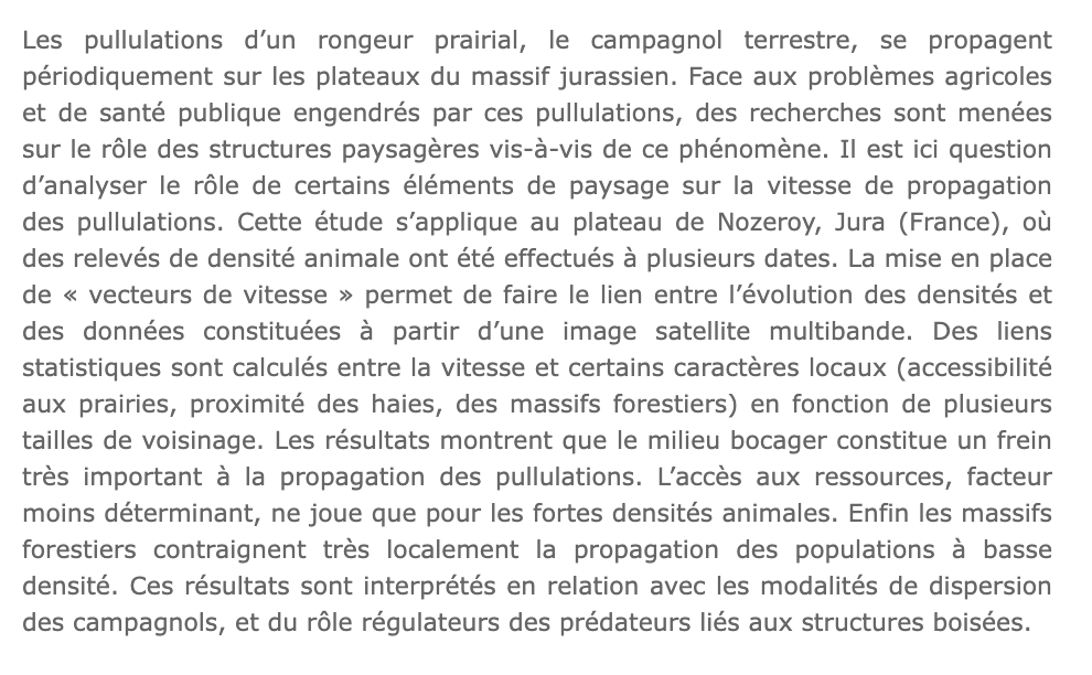 FrancAller_info's tweet photo. Je ne vais pas arranger ma popularité.
L'une des causes de l'ampleur actuelle des pullulations du #campagnol terrestre est l'évolution du paysage, avec des parcelles fourragères de plus en plus vastes, sans discontinuités.
J'ai bien dit une
#Multifactoriel
https://t.co/RIR6IKv2pm https://t.co/t6AiJfDhmc