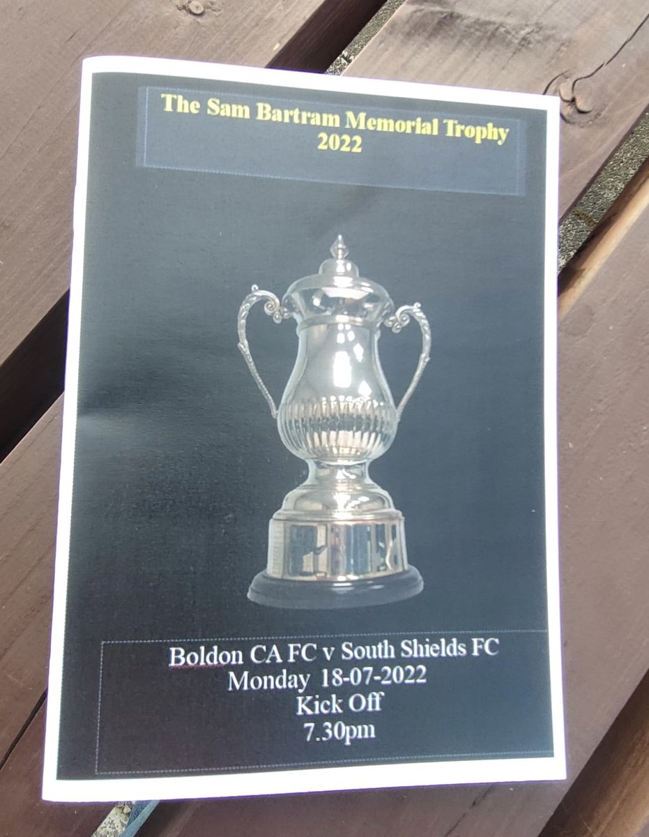 CABoldon's tweet photo. We still have a small supply of programmes from the #sambartram cup game vs @SouthShieldsFC if you would like one let us know. £1 +p&amp;p 

@NonLgeProgs 

#nonleaguefootball #nonleagueprogrammes https://t.co/5r4bgz9Iky