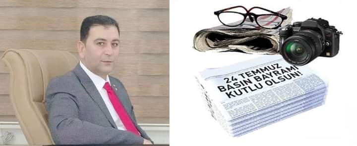 urfahaberhati's tweet photo. Gazetecilere şiddet uygulanmaması, Gazetecilere baskı yapılmaması, Gazetecilerin tarafsız ve özgürce görevlerini yapmaları dileğiyle, tüm meslektaşlarımın 24 Temmuz Basın Bayramını en içten dileklerimle, kutlarım. https://t.co/A6ygXfcDb2